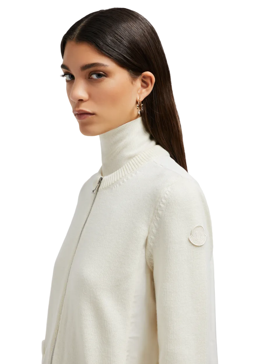 Moncler Zipped Wool Cardigan
