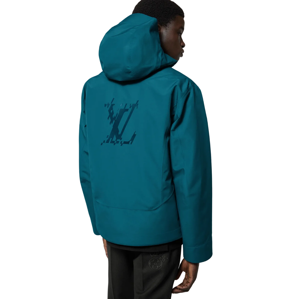 Louis Vuitton Signature Shell Hooded Jacket