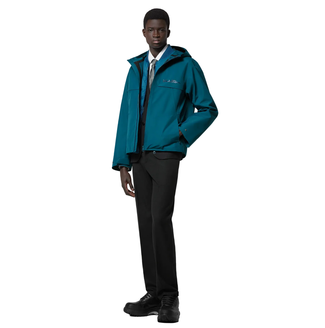 Louis Vuitton Signature Shell Hooded Jacket