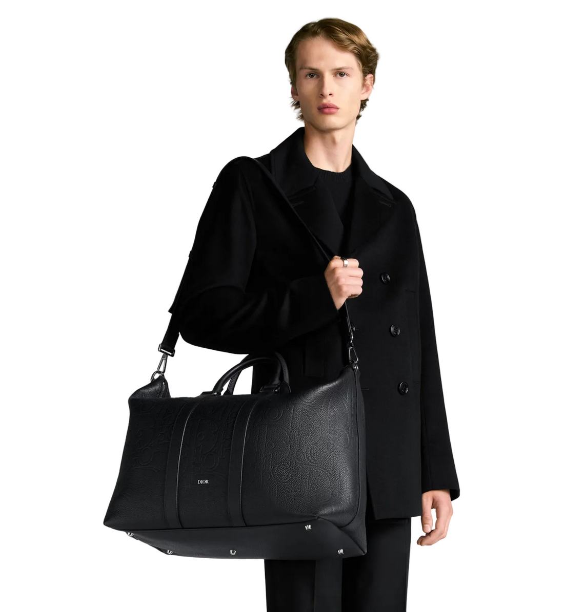 Dior Gravity Leather Duffle Bag 40
