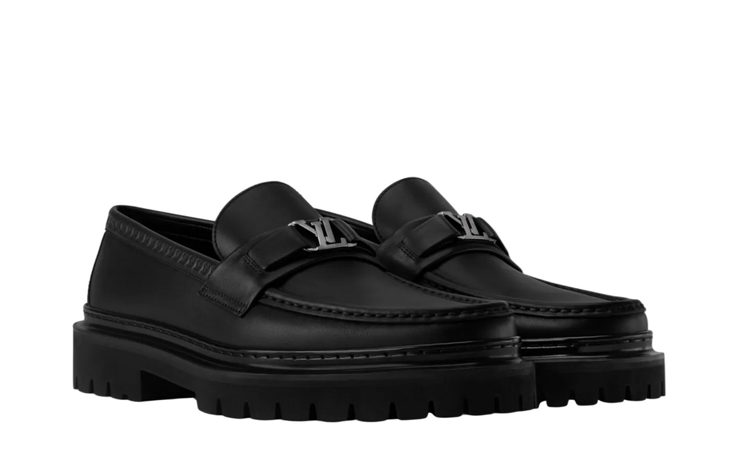 Louis Vuitton Major Loafer Leather Black