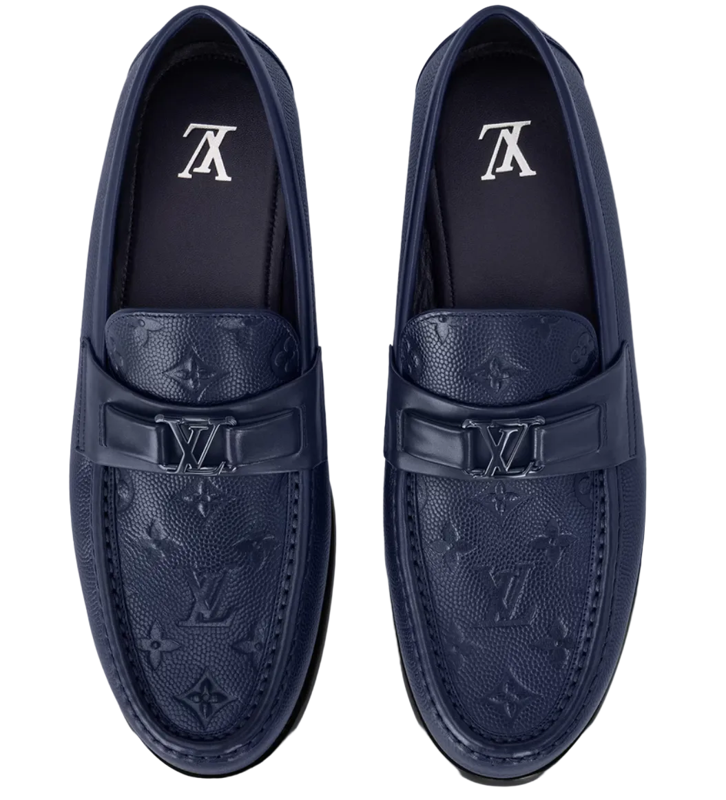 Louis Vuitton Major Loafer Leather Monogram