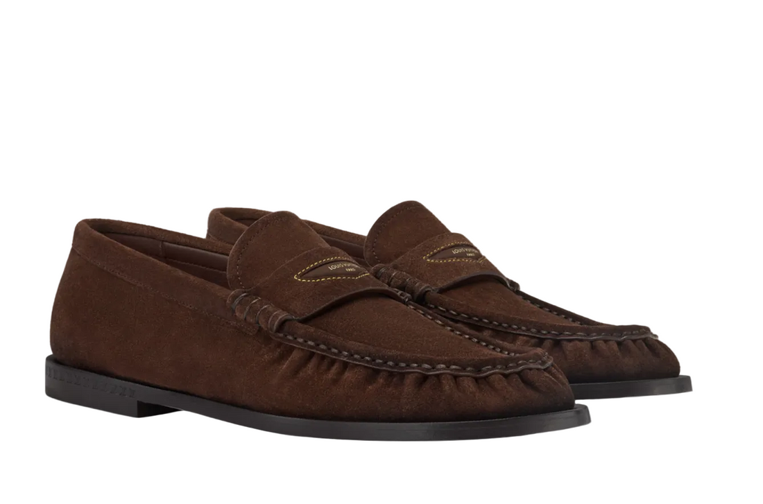 Louis Vuitton Jazz Suede Loafer Brown