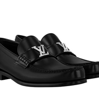 Louis Vuitton Major Loafer Leather Black