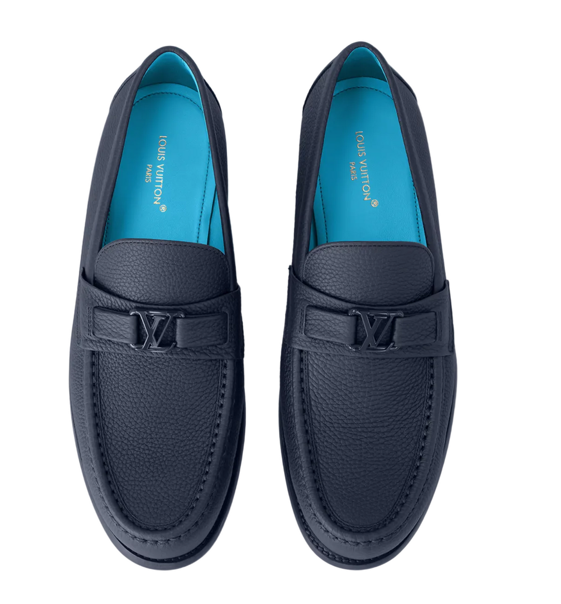 Louis Vuitton Major Loafer Leather Blue