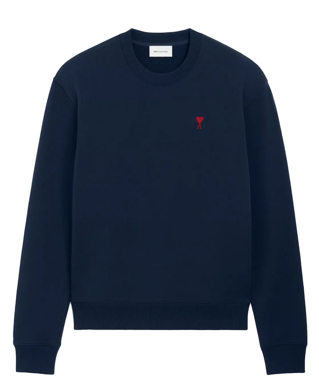 Ami Paris Sweatshirt De Coeur Navy