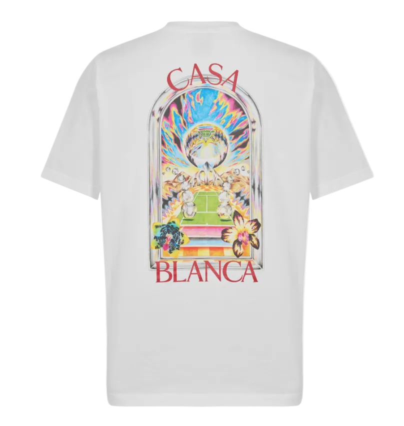 Casablanca Tennis Landscape T-Shirt