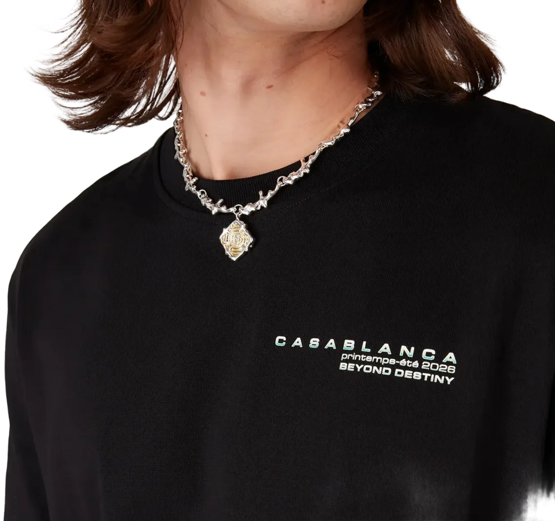 Casablanca Glitch Orchid T-Shirt