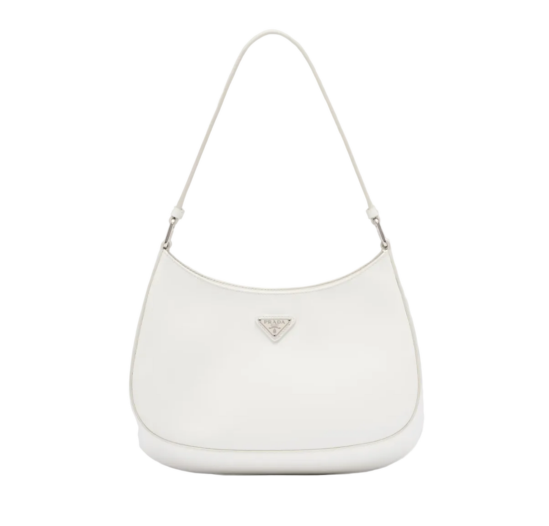 Prada Cleo Brushed Leather Shoulder Bag
