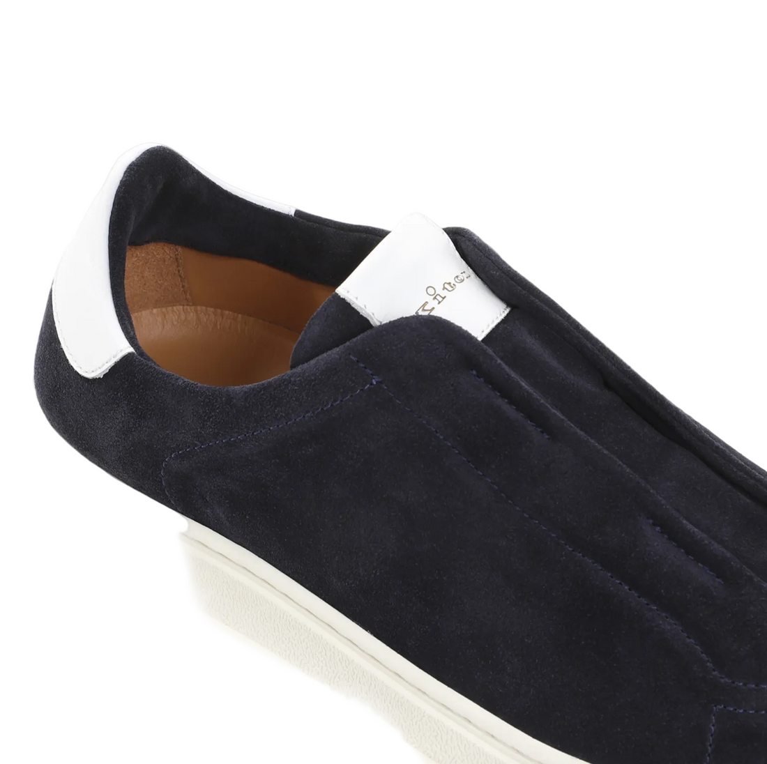 Kiton Suede Slip On Sneakers