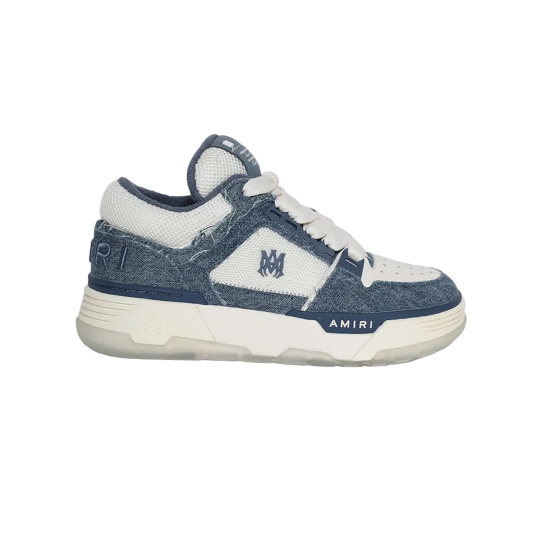 Amiri MA-1 Washed Indigo Denim Sneaker