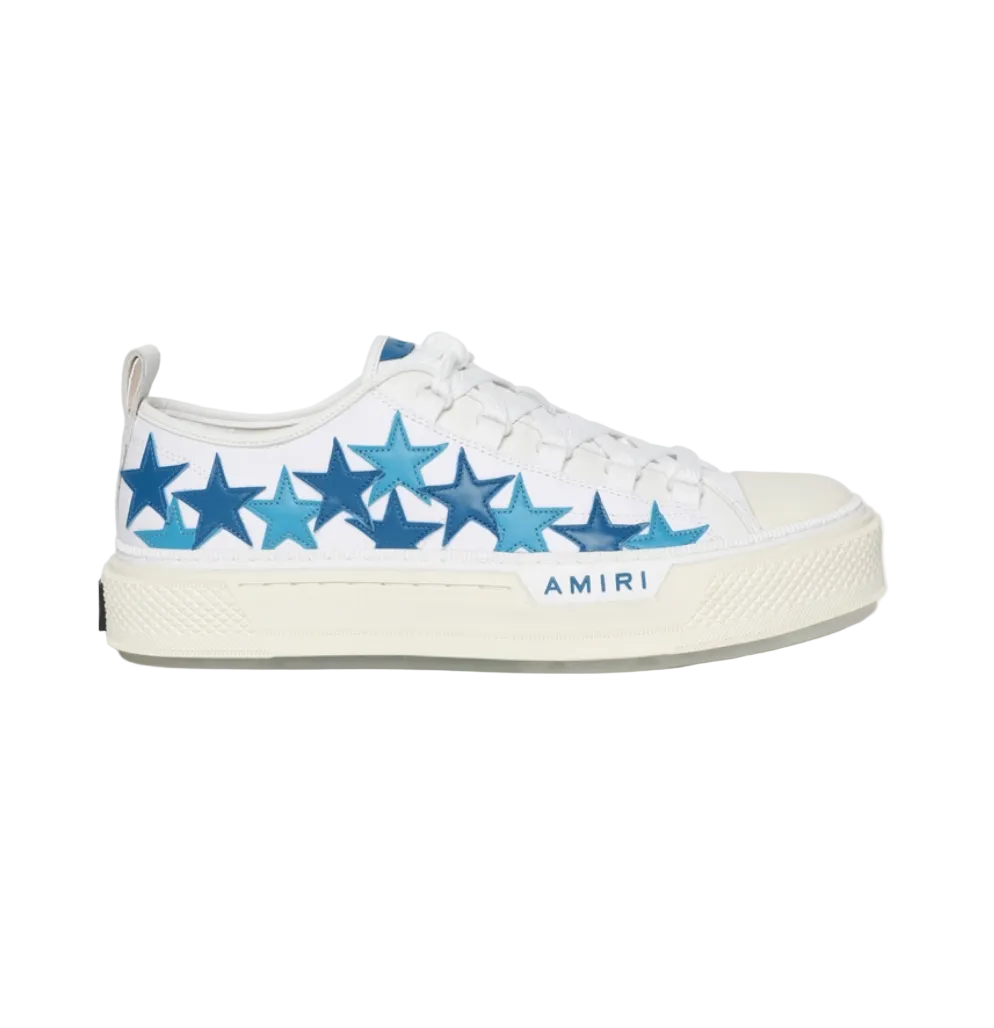 Amiri Stars Court Low Blue Sneaker