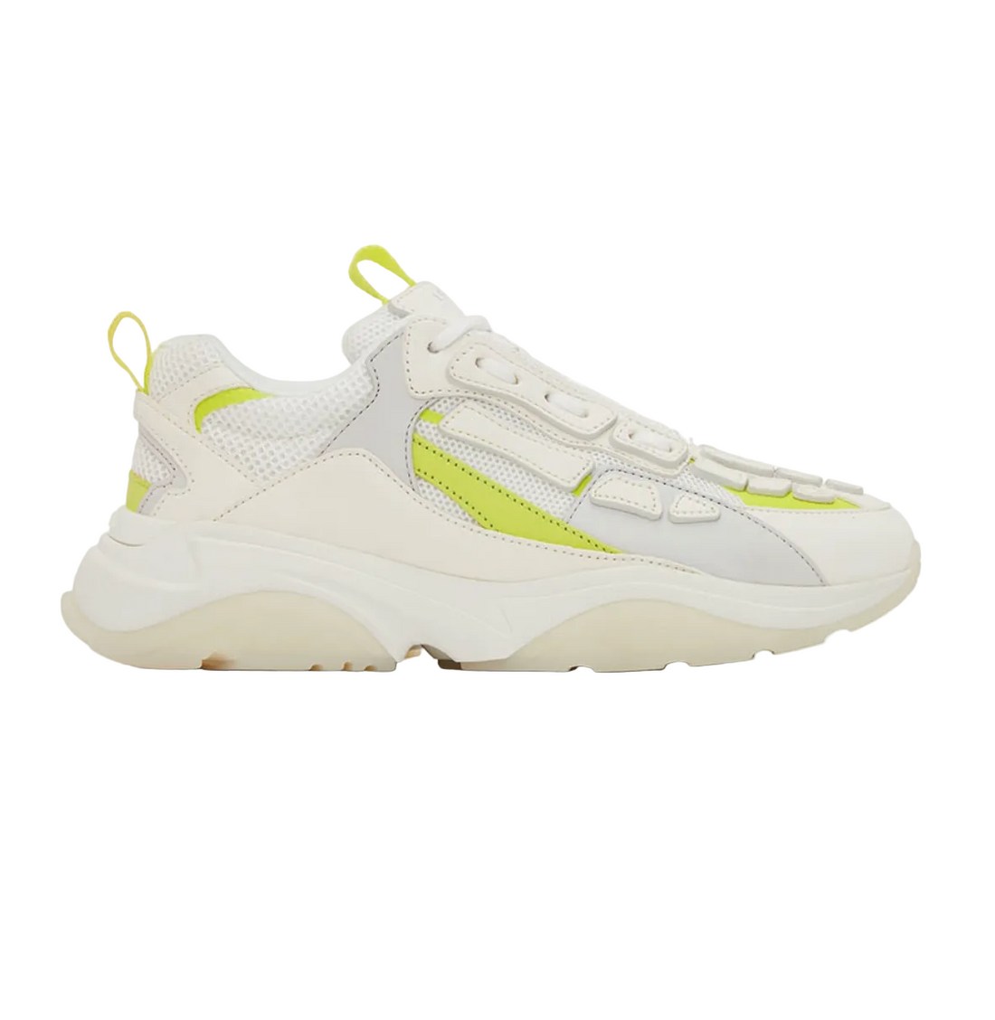 Amiri Bone Runner White/Neon Yellow Sneaker