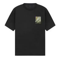Amiri Leopard Tee Black