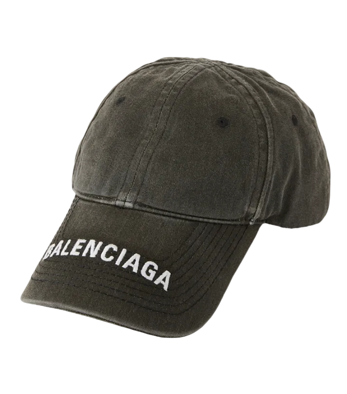 Balenciaga Washed Logo Baseball Cap
