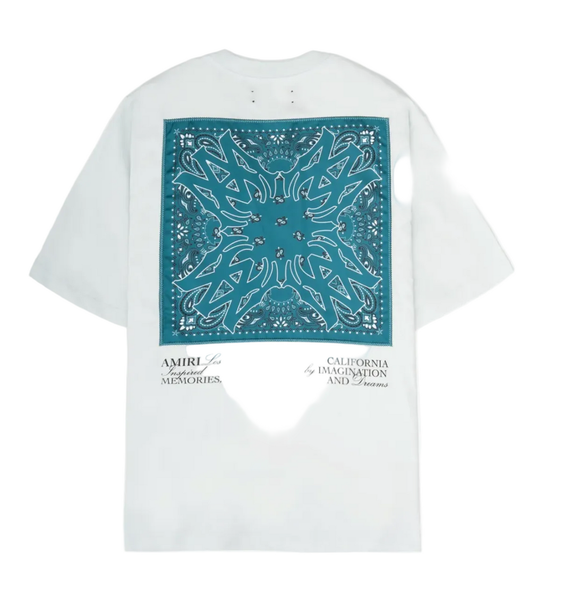 Amiri MA Bandana Silk Applique T-Shirt