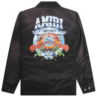 Amiri Championship Coach Jacket Black