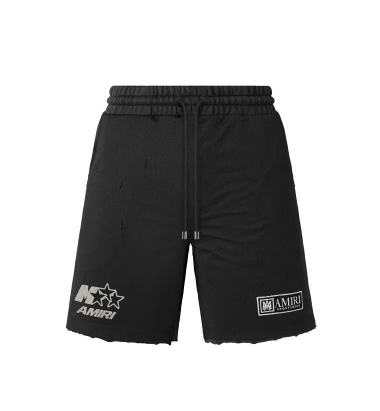 Amiri Mesh Basketball Short Black
