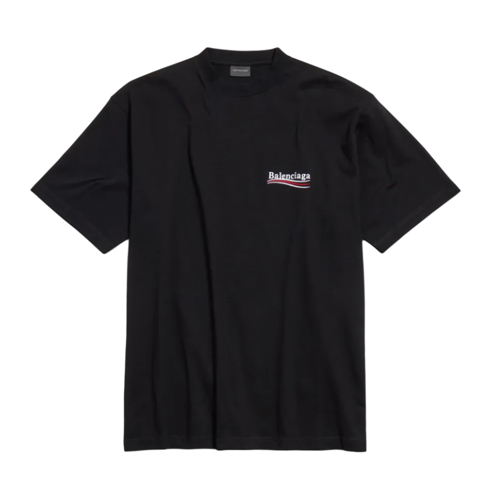 Balenciaga Political Embroidered T-Shirt
