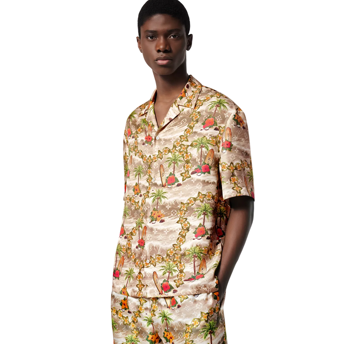 Louis Vuitton Monogram Silk Shirt