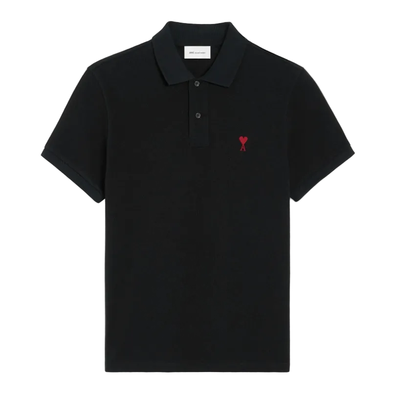 Ami Paris Logo Polo Shirt