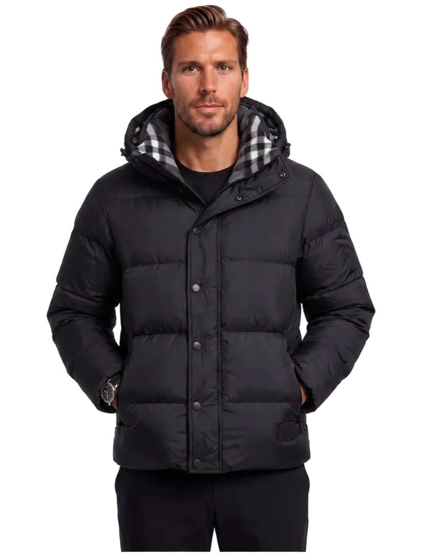 Burberry Logo Appliqué Nylon Puffer Jacket