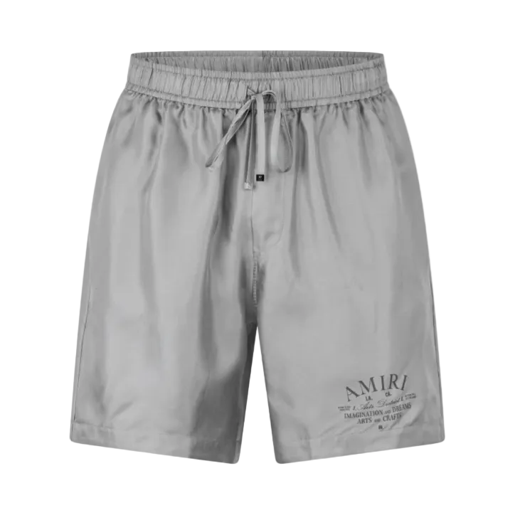 Amiri Art District Silk Shorts