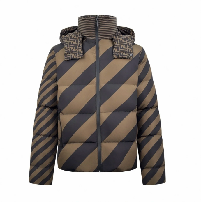 Fendi Reversible Hooded Down Jacket