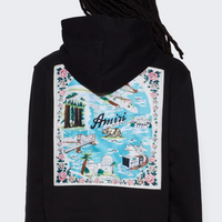 Amiri California Hawaiian Hoodie Black