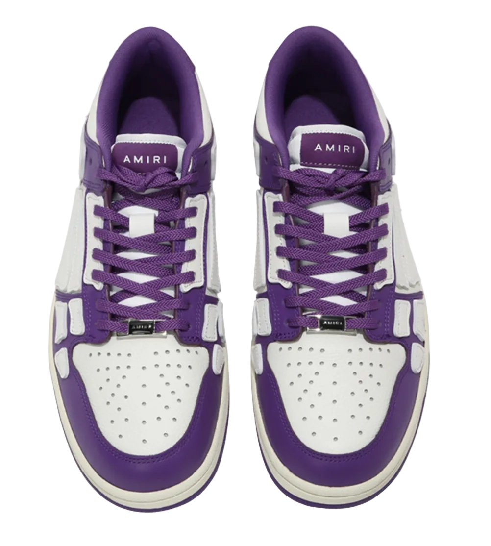 Amiri Skeleton Low Sneaker Purple