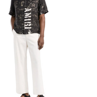 Amiri Army Stencil Camp Silk Shirt