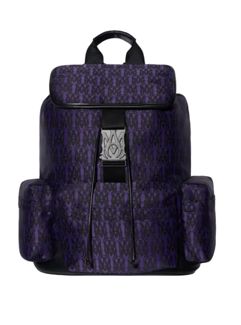 Amiri Backpack "MA" Allover Purple