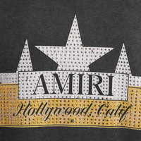 Amiri Crystal Star T-Shirt Black