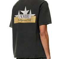 Amiri Crystal Star T-Shirt Black