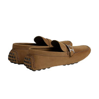 Hermes Idylle Suede Loafer Beige