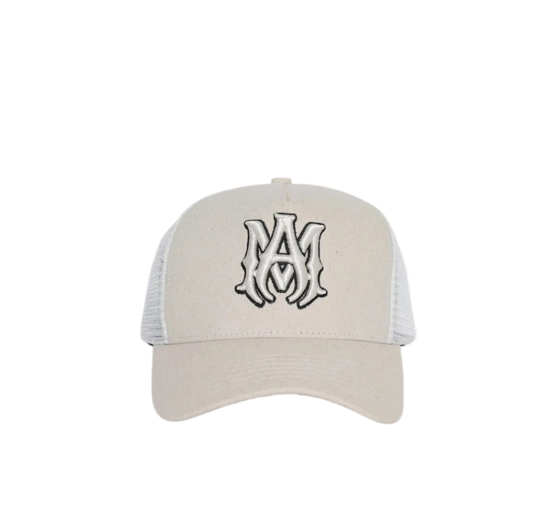 Amiri MA Trucker Cap Cream