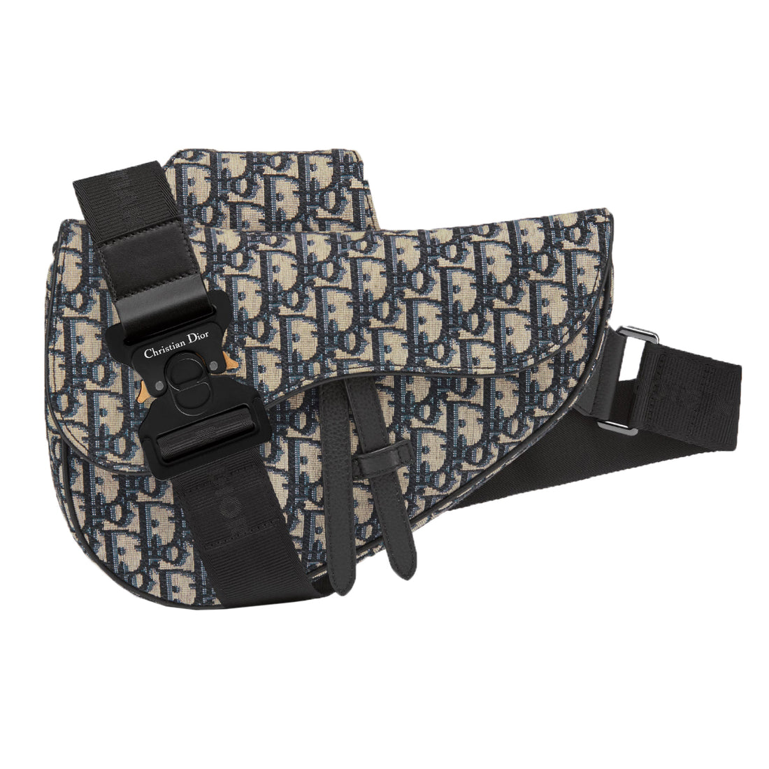 Dior Oblique Jacquard Saddle Bag