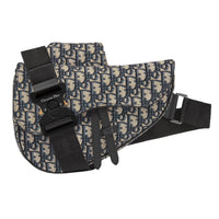 Dior Oblique Jacquard Saddle Bag