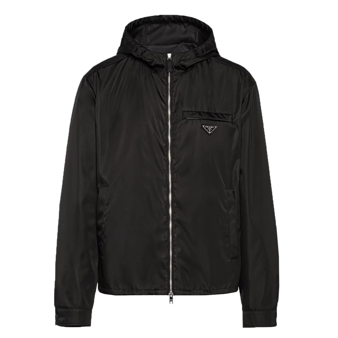 Prada Re-Nylon Hooded Windbreaker