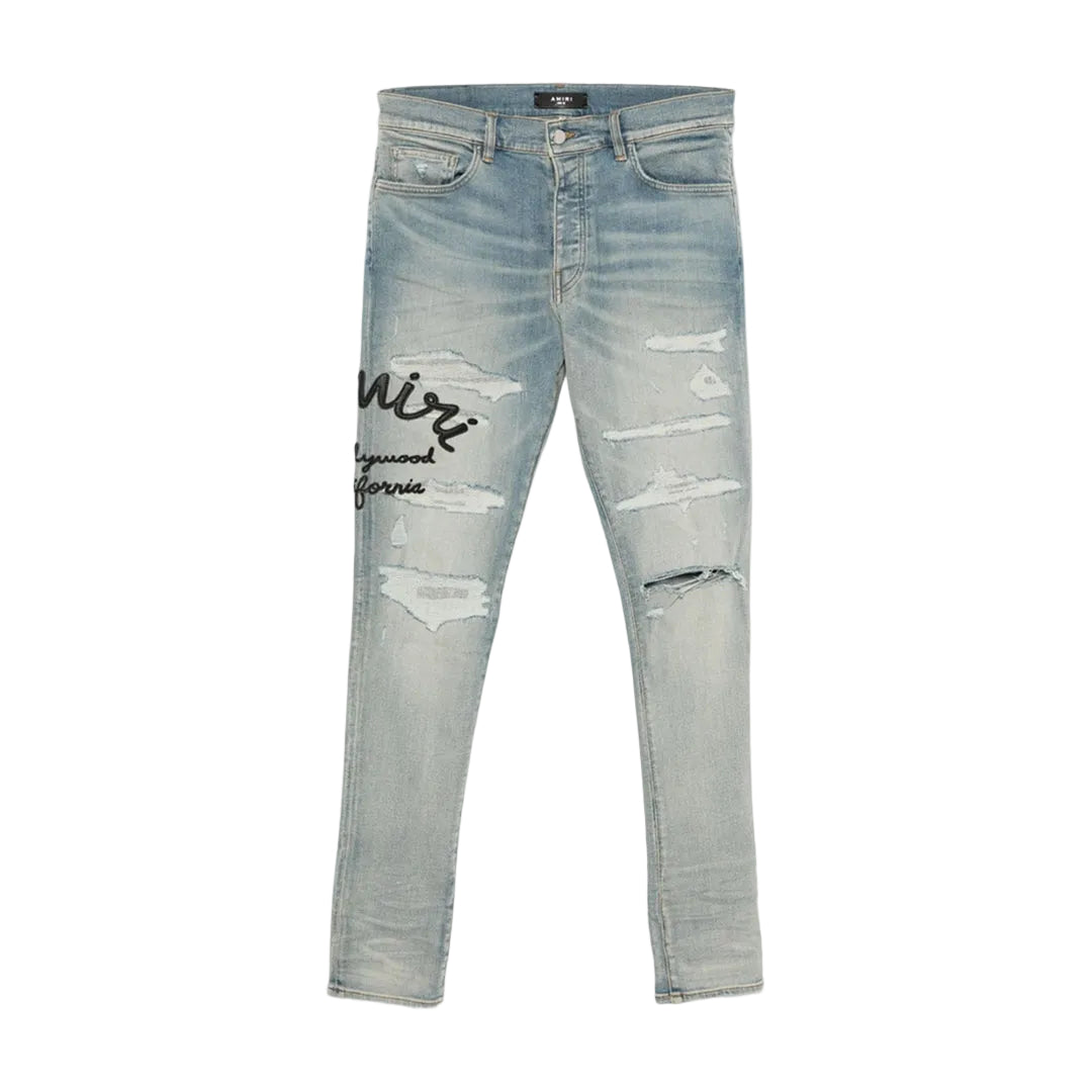 Amiri Hollywood Thrasher Jean Antique Indigo