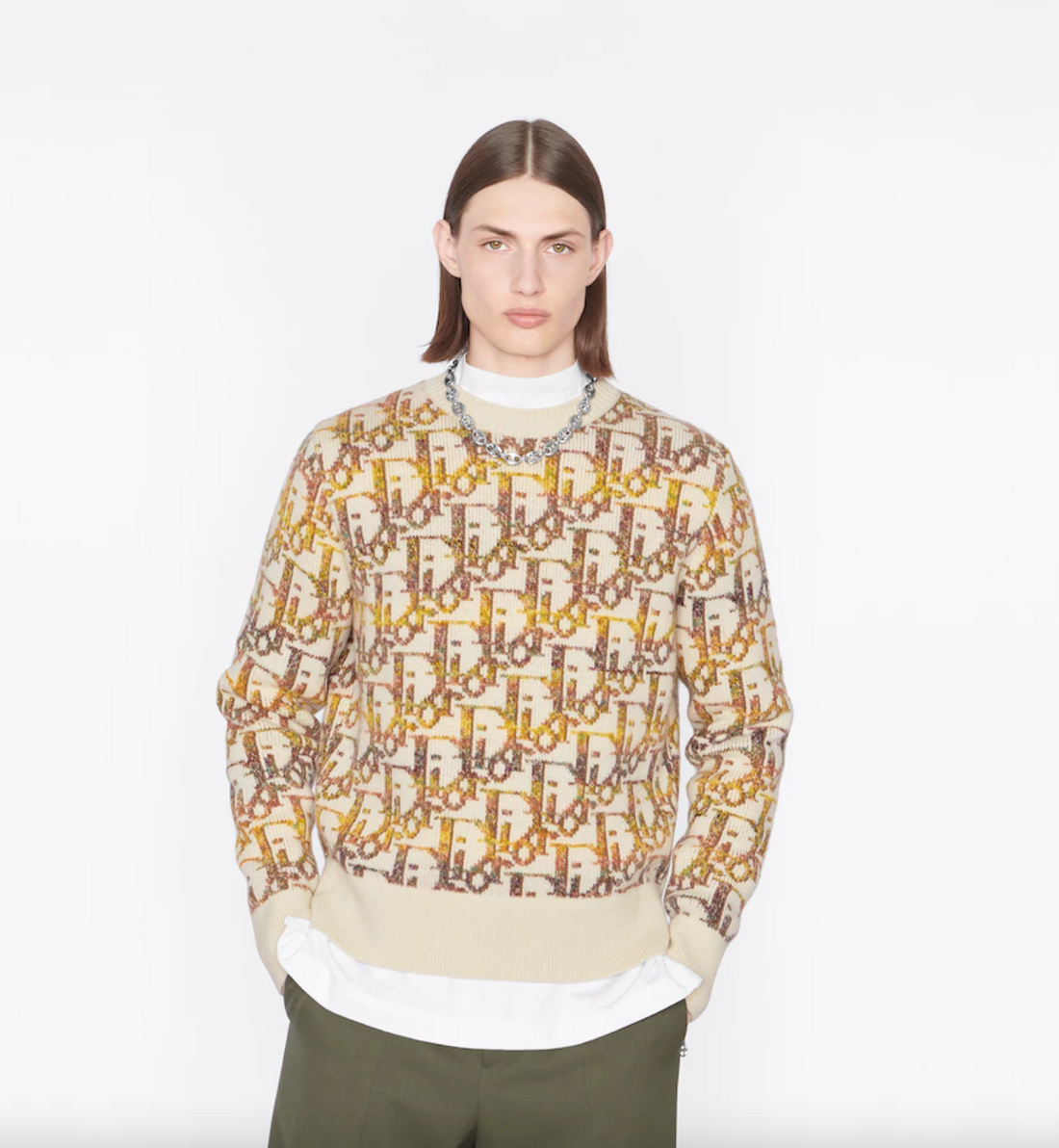 Dior Oblique Jacquard Wool Sweater