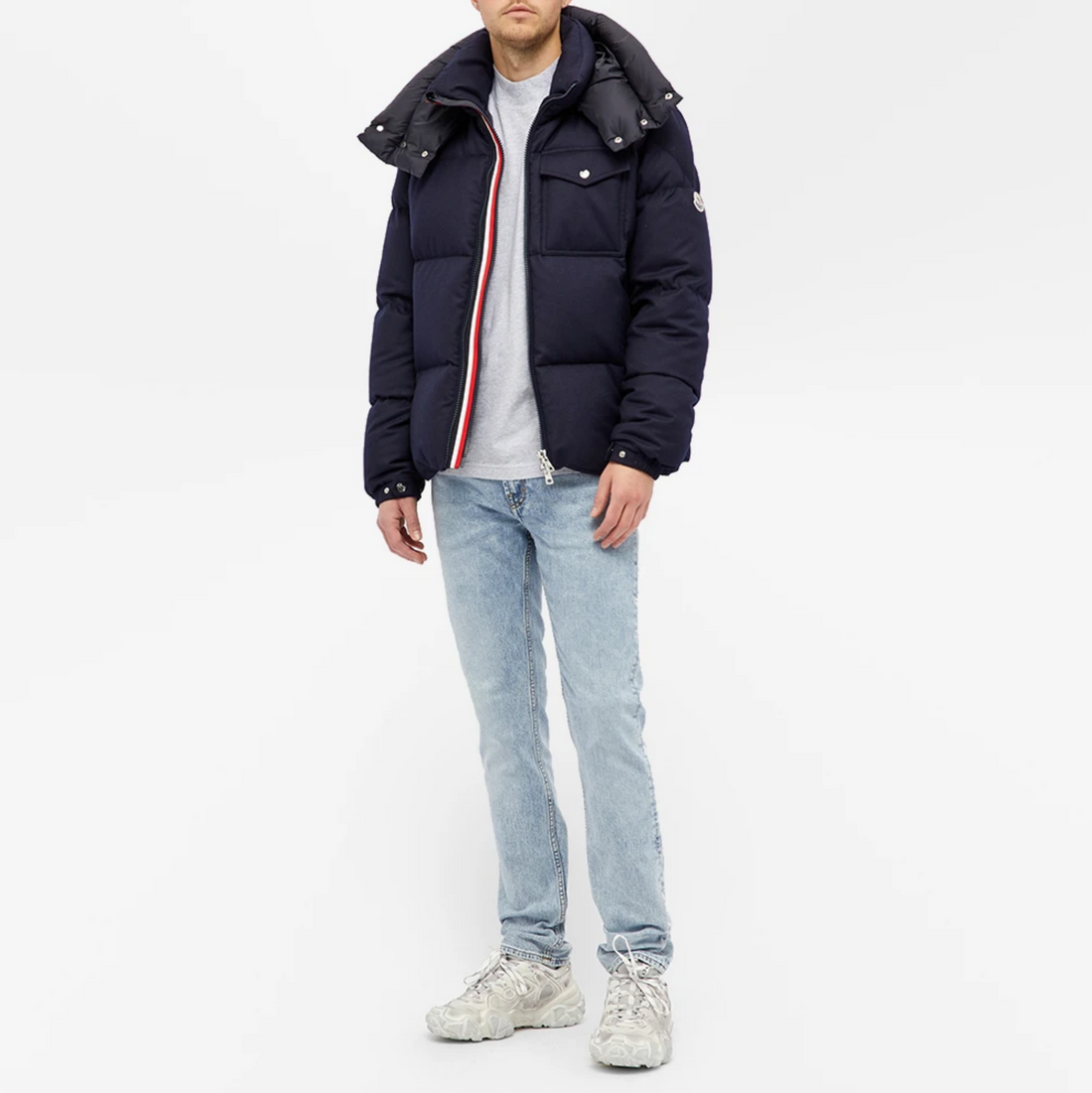 Moncler Brazeau Virgin Wool Down Jacket
