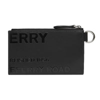 Burberry Printed Leather Zip Card Case