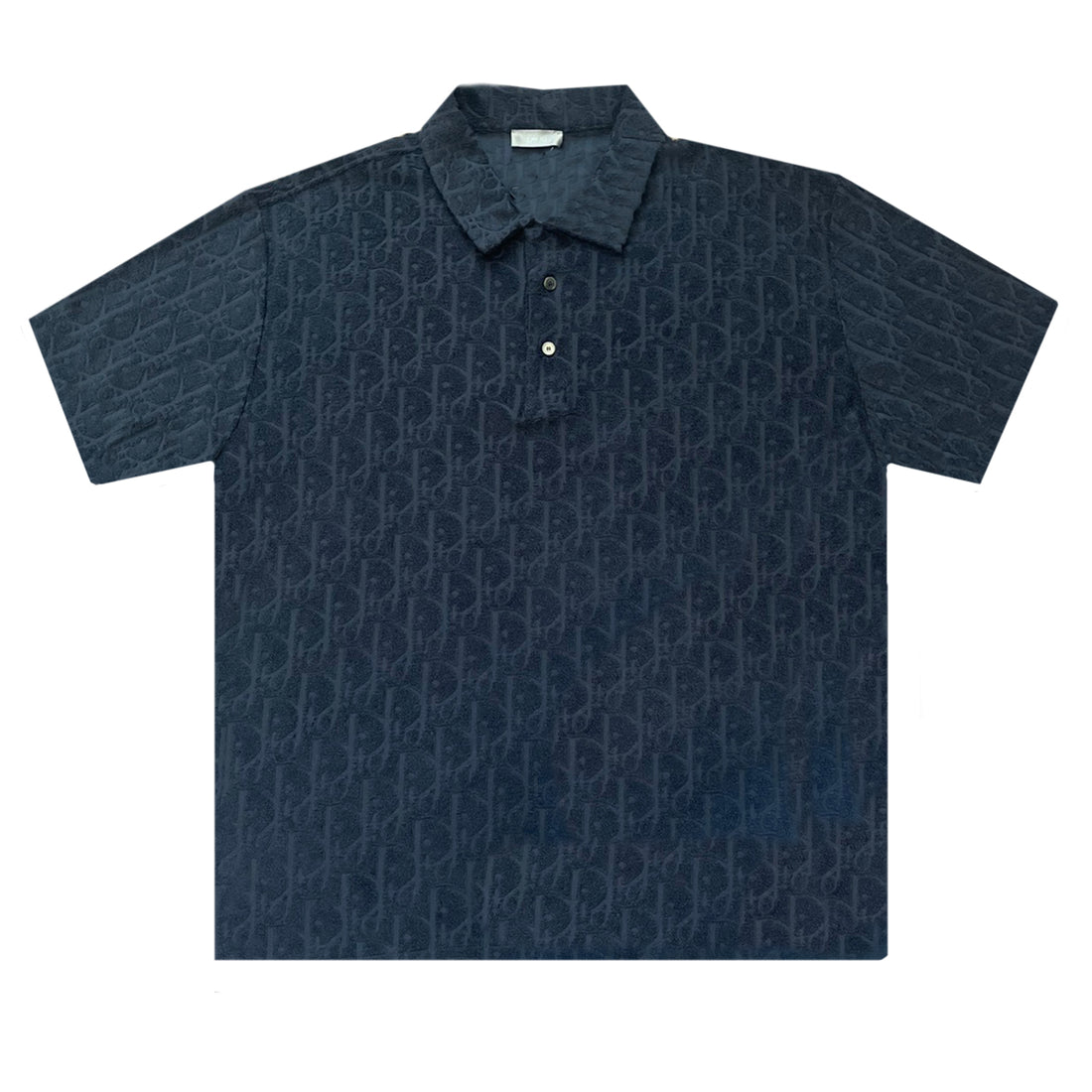 Dior Oblique Jacquard Terry Short Sleeve Shirt