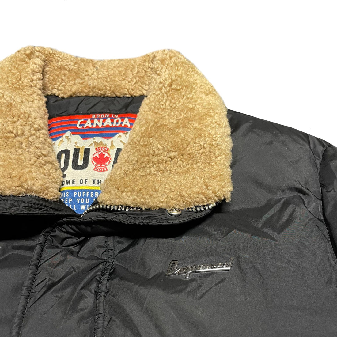 Dsquared Fur Down Bomber Jacket