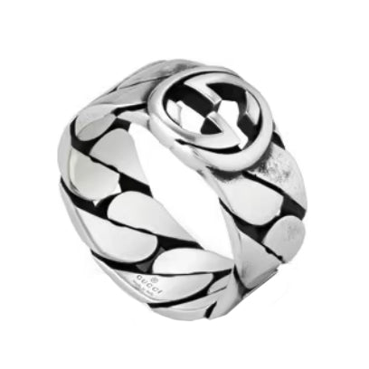Gucci Interlocking G Silver Ring