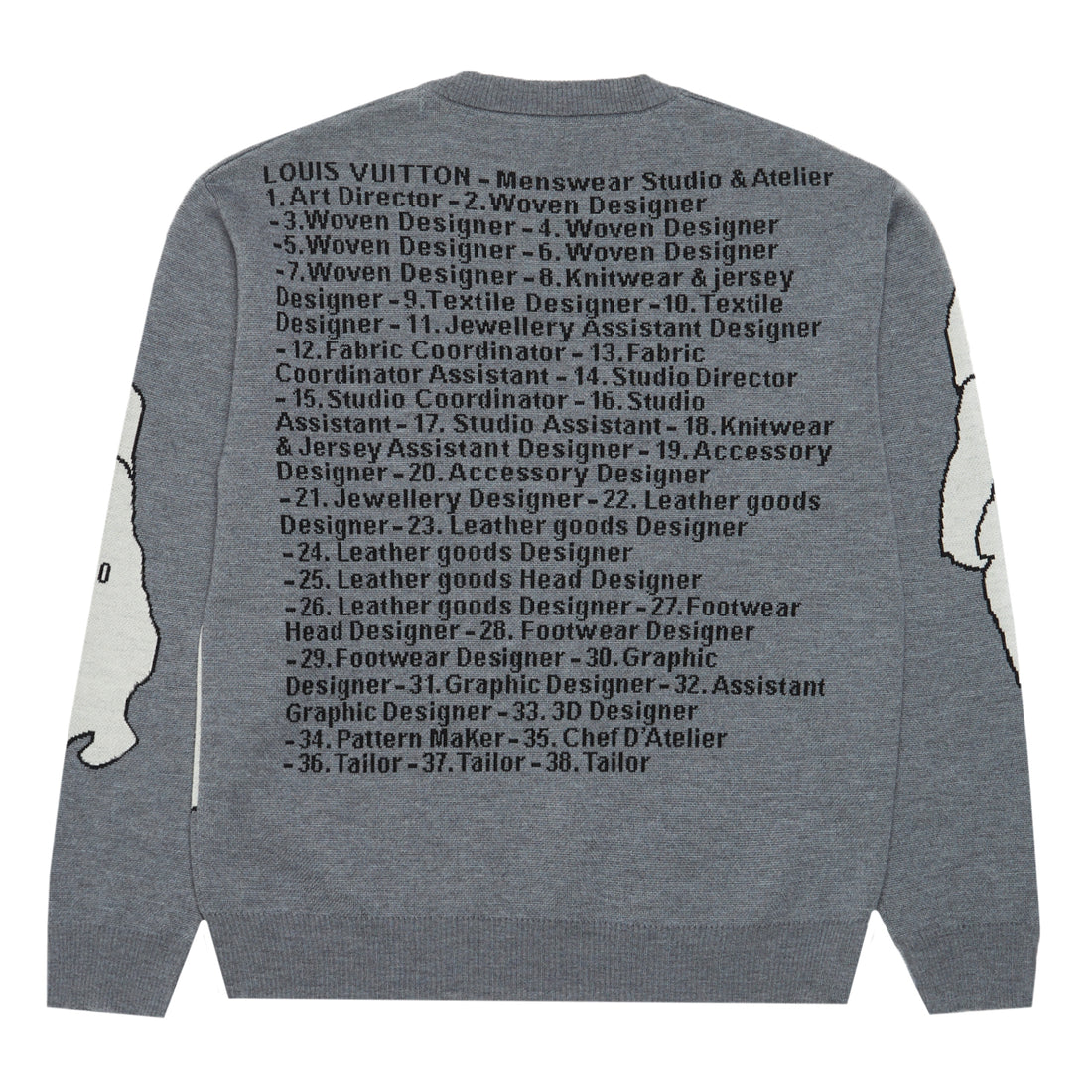 Louis Vuitton Studio Printed Jacquard Sweater