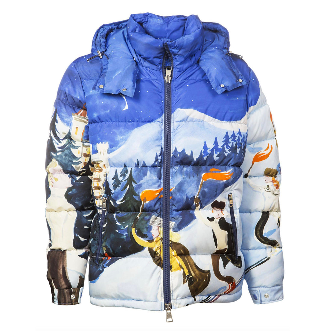 Moncler Arcy Graphic Printed Down Jacket