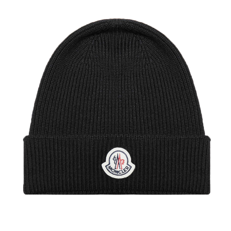 Moncler Logo Patch Beanie