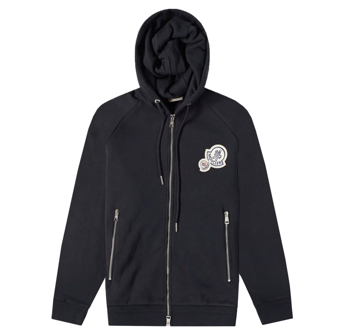 Moncler Double Logo Zip Hoodie
